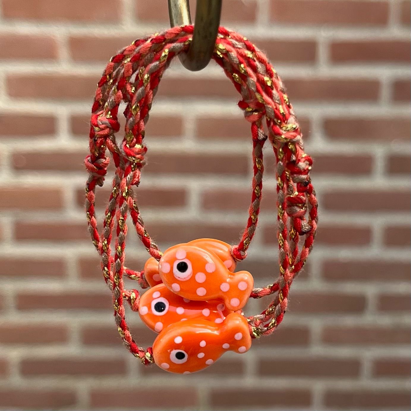 Orange Fish Bracelet